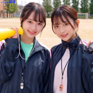 かりんちゃん&かほちゃん|素人ムクムク-部活-|北岡果林 花守夏歩